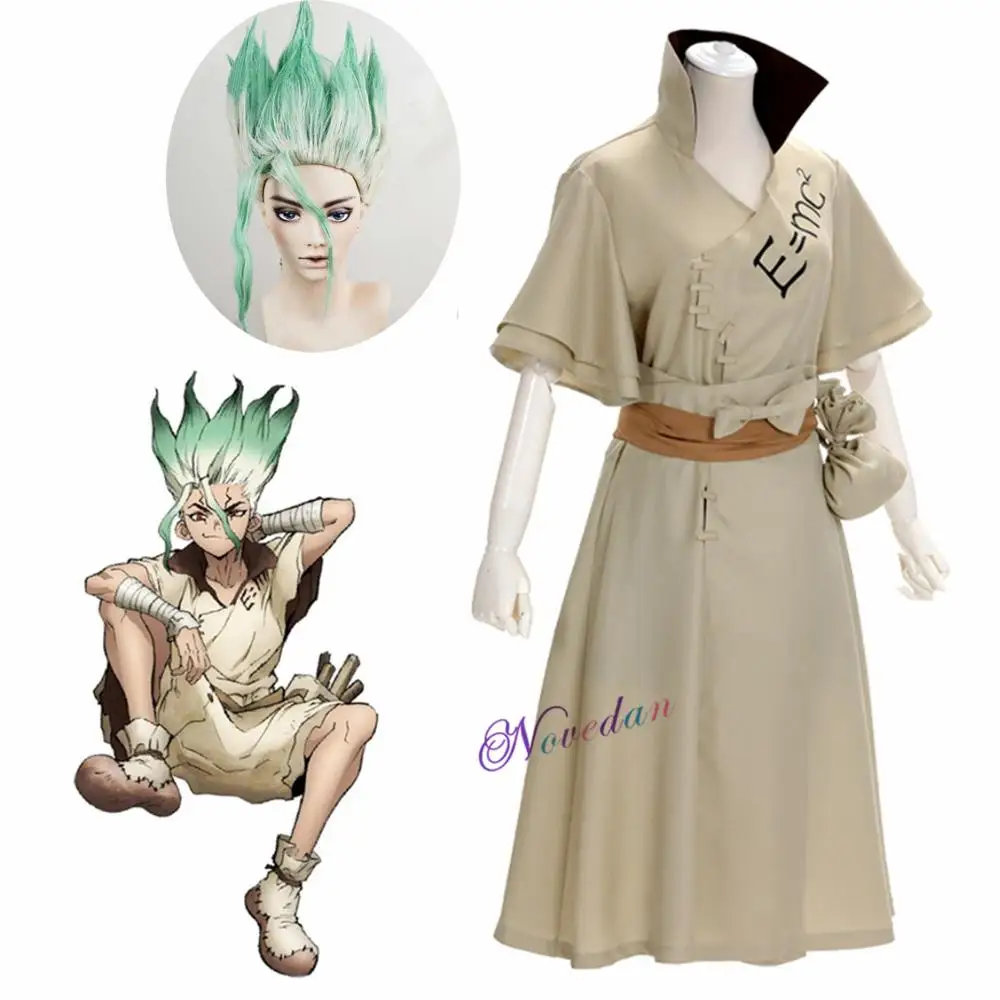 Dr. Stone Anime Doctor Stone Senku Ishigami Cosplay Costume Adult Men Senku Uniform Outfit Wig Halloween Carnival Party Suit
Dr. Stone Anime Doctor Stone Senku Ishigami Cosplay Costume Adult Men Senku Uniform Outfit Wig Halloween Carnival Party Suit