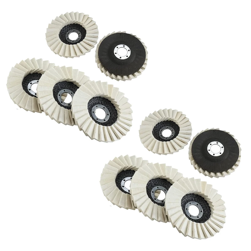 5 Pcs Felt Flap Disc Abrasives, Wool Felt Polishing Disc Buffing Polishing Wheel For Angle Grinder
5 Pcs Felt Flap Disc Abrasives, Wool Felt Polishing Disc Buffing Polishing Wheel For Angle Grinder