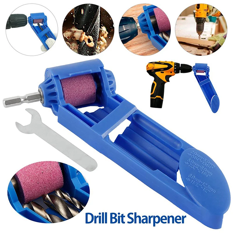 Portable Grinding Drill Bit Sharpener Twist Drill Bit Sharpening Machine Corundum Grinding Wheel Power Tool Gadget
Portable Grinding Drill Bit Sharpener Twist Drill Bit Sharpening Machine Corundum Grinding Wheel Power Tool Gadget
