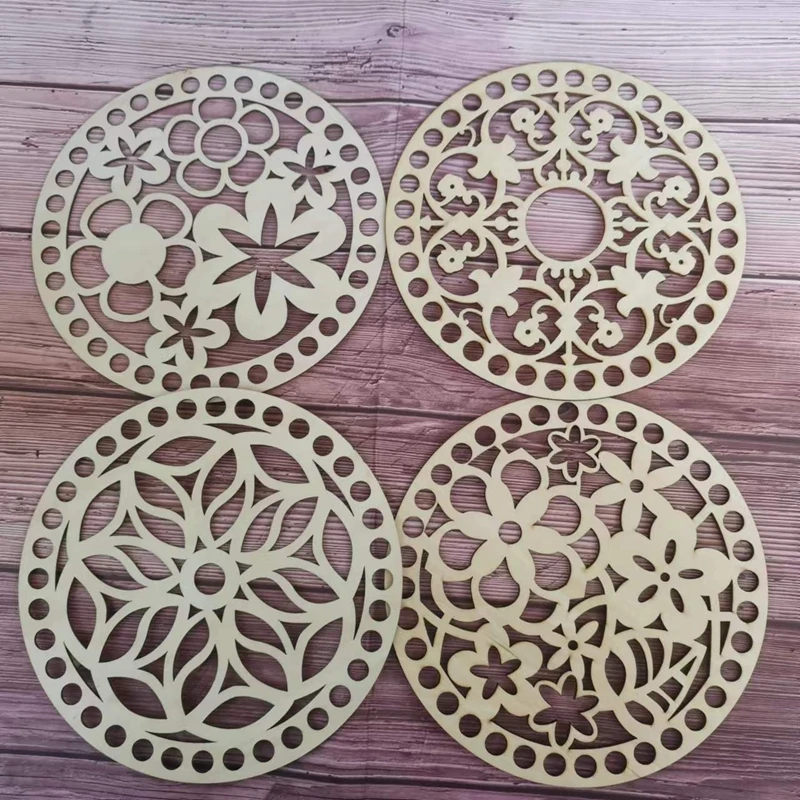 4Pcs Wooden Basket Bottom Blank Crochet Basket Wood Base for DIY Basket Weaving Supplies Craft Making Home Decoration
4Pcs Wooden Basket Bottom Blank Crochet Basket Wood Base for DIY Basket Weaving Supplies Craft Making Home Decoration