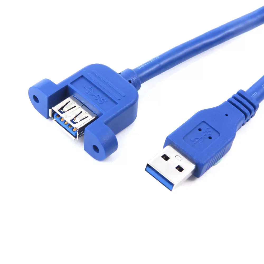 2017 Newest Arrival 50cm USB3.0 male to female extension cable with screw hole Can Lock Panel Mount Cable for PC Laptop
2017 Newest Arrival 50cm USB3.0 male to female extension cable with screw hole Can Lock Panel Mount Cable for PC Laptop
