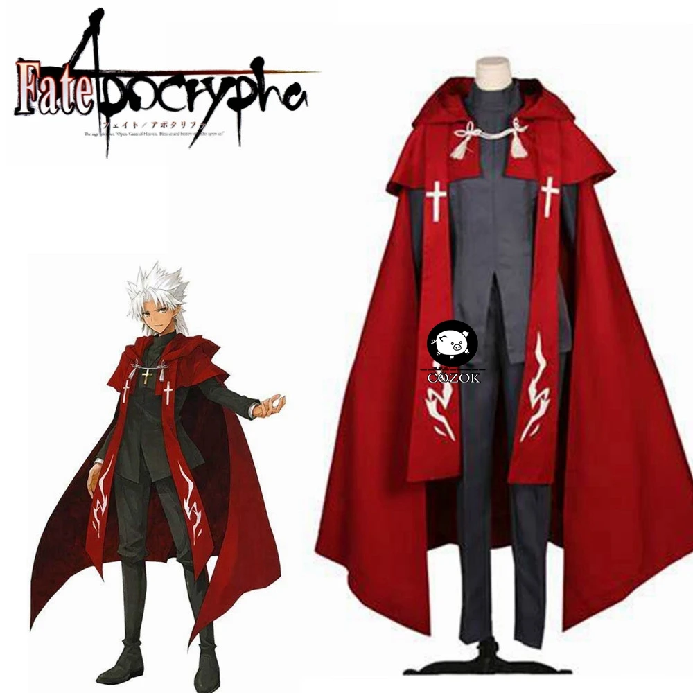 Anime Shirou Kotomine Amakusa Shirou Tokisada FGO Fate/Apocrypha Cosplay Costume
Anime Shirou Kotomine Amakusa Shirou Tokisada FGO Fate/Apocrypha Cosplay Costume