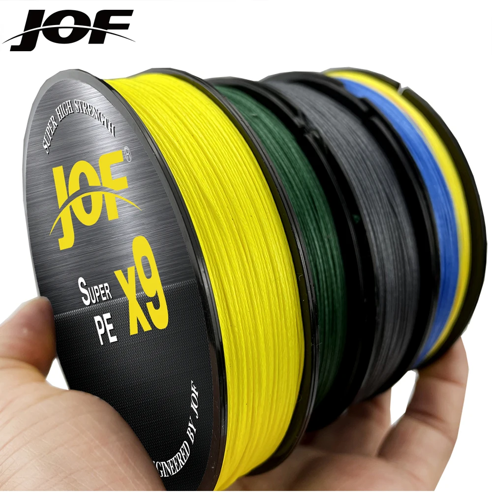 JOF Multifilament Fishing Line 9 Strands 300M 20lb 24lb 35lb 40lb 50lb 65lb 80lb Carp Fishing Accessories PE Wire For Fishing
JOF Multifilament Fishing Line 9 Strands 300M 20lb 24lb 35lb 40lb 50lb 65lb 80lb Carp Fishing Accessories PE Wire For Fishing