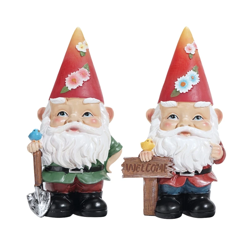 Outdoor Solar Gnome Ornaments Garden Gnome Statue With Solar Powered Lamp Dwarf Miner Resin Figurines Ornaments
Outdoor Solar Gnome Ornaments Garden Gnome Statue With Solar Powered Lamp Dwarf Miner Resin Figurines Ornaments