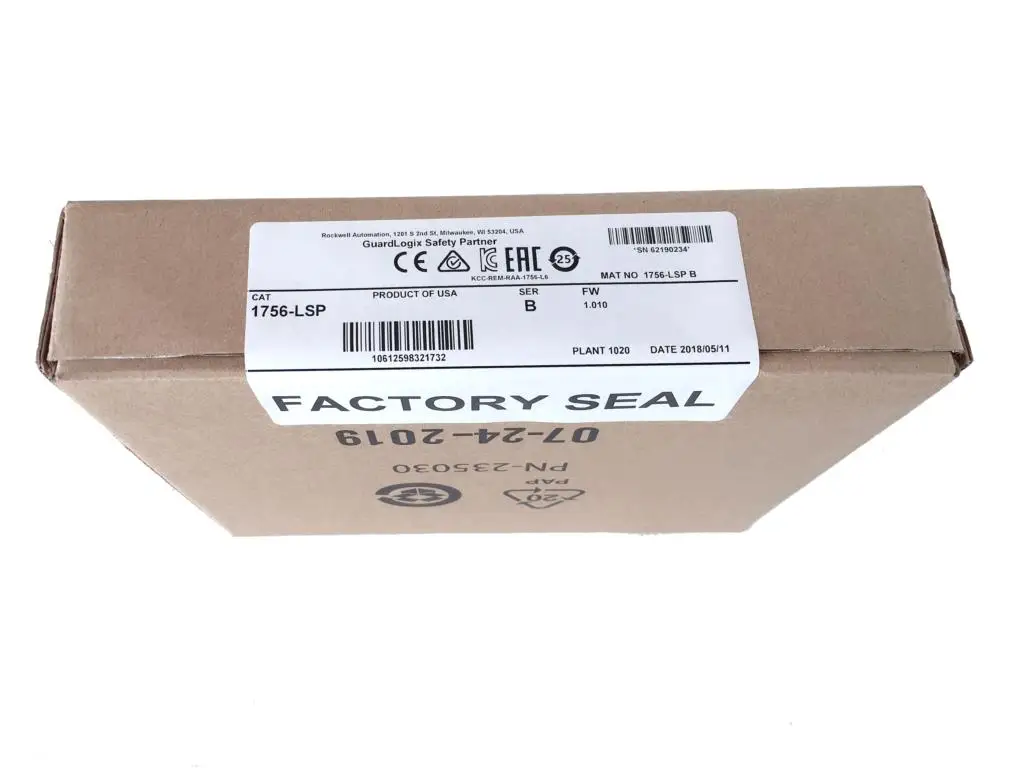 New Original In BOX 1756-LSP {Warehouse stock} 1 Year Warranty Shipment within 24 hours
New Original In BOX 1756-LSP {Warehouse stock} 1 Year Warranty Shipment within 24 hours