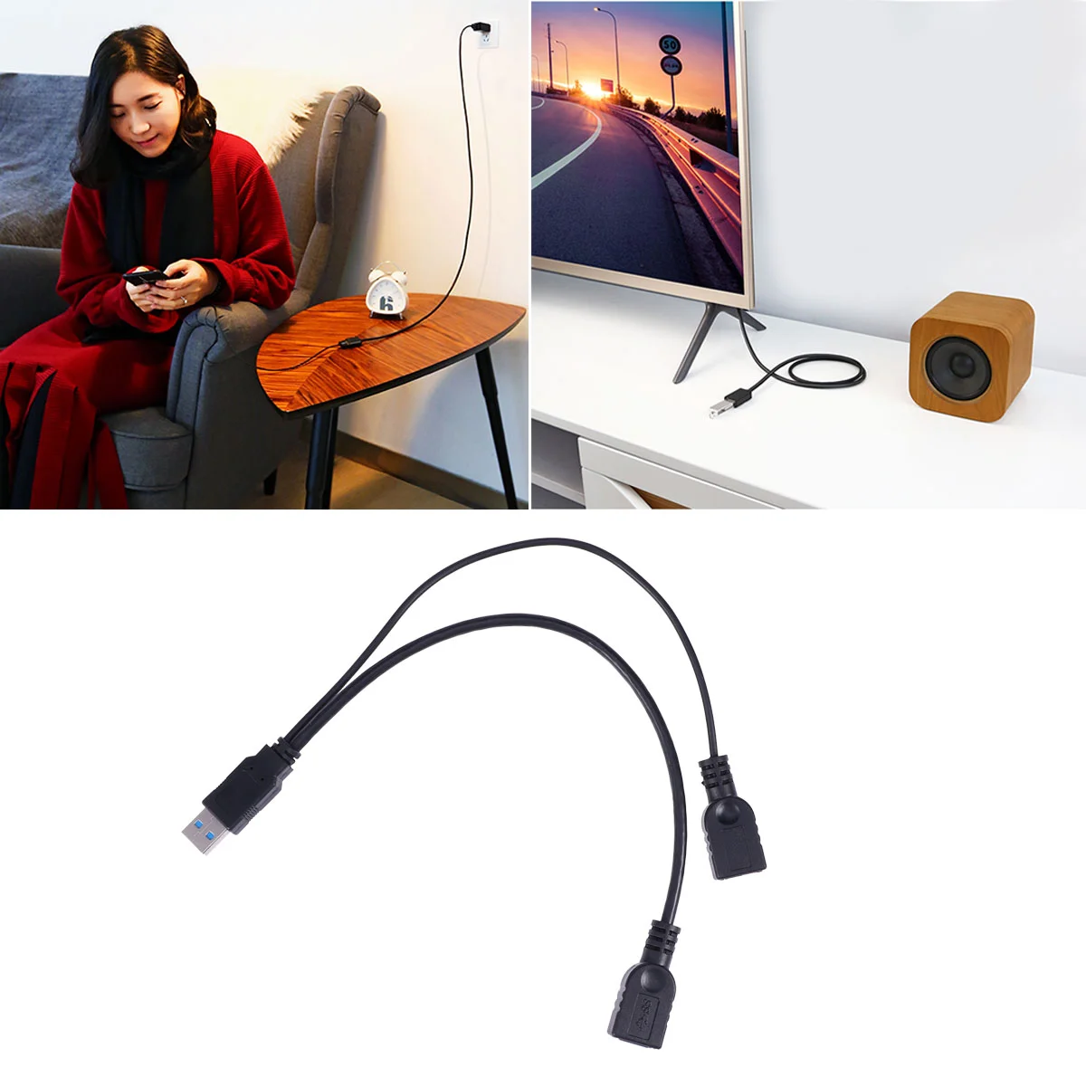 2 In USB Cable Adapter Cable 2 1 Cable Adapter Miniature Male Female Adapter USB HUB Adapter Male Female Adapter Adapter Cable
2 In USB Cable Adapter Cable 2 1 Cable Adapter Miniature Male Female Adapter USB HUB Adapter Male Female Adapter Adapter Cable