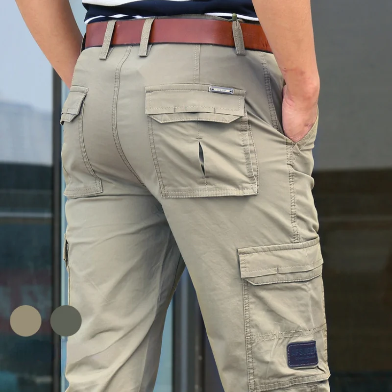 Cargo Men Casual Pants Cotton Multi-pocket Military Tactical Trousers Spring Autumn Straight Loose Overalls Pants Male ArmyGreen
Cargo Men Casual Pants Cotton Multi-pocket Military Tactical Trousers Spring Autumn Straight Loose Overalls Pants Male ArmyGreen