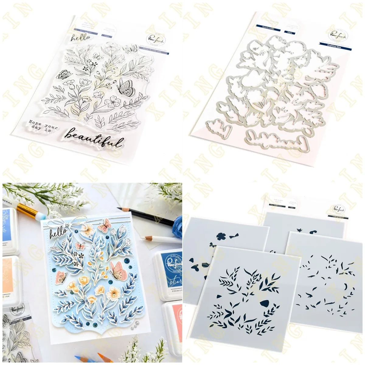 Butterfly Garden New Metal Cutting Dies Stamps Stencil Scrapbook Diary Decoration Embossing Template DIY Greeting Card Handmade
Butterfly Garden New Metal Cutting Dies Stamps Stencil Scrapbook Diary Decoration Embossing Template DIY Greeting Card Handmade