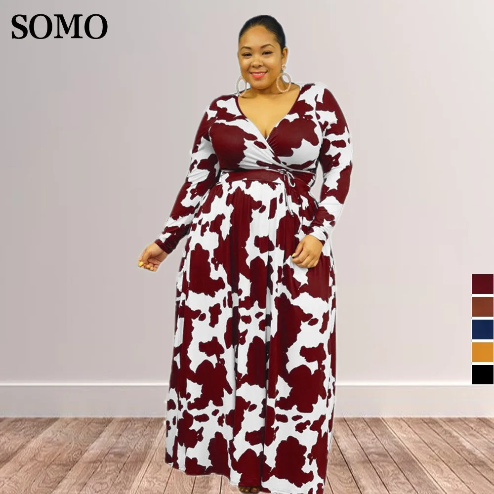 5xl Plus Size Women's Dress 2022 Autumn Fashion Printed Sexy V-neck Stretch Loose Maxi Long Dresses Wholesale Dropshipping
5xl Plus Size Women's Dress 2022 Autumn Fashion Printed Sexy V-neck Stretch Loose Maxi Long Dresses Wholesale Dropshipping