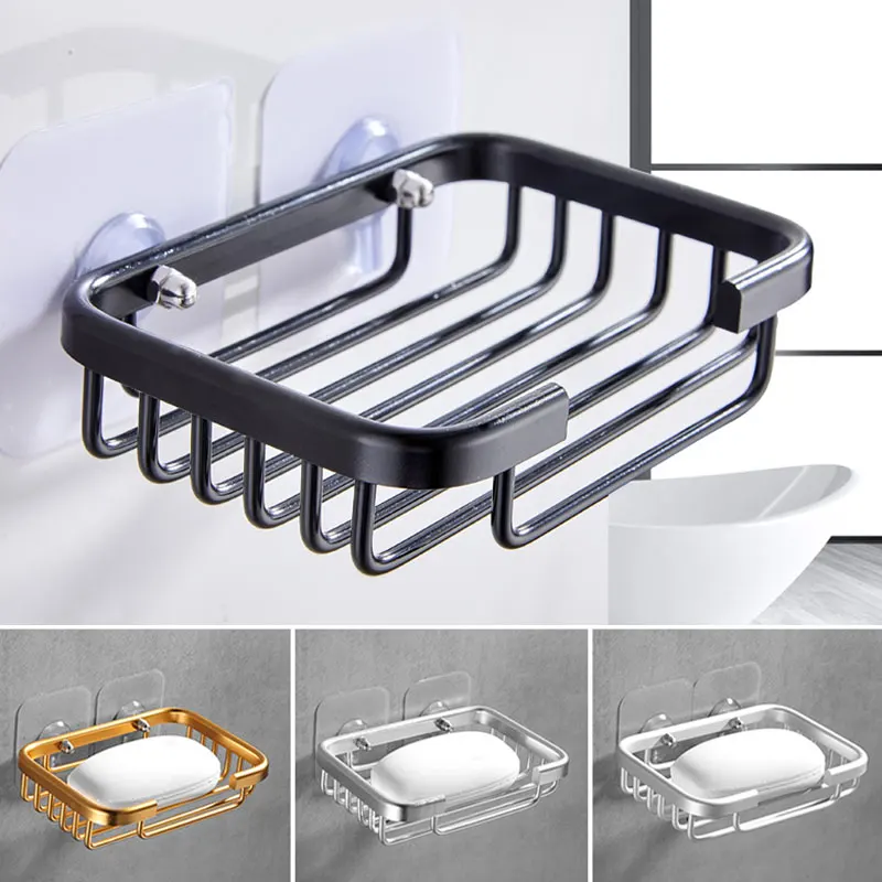 Punch Free Bathroom Shelf Draining Soaps Holder Suction Wall Mounted Soap Box Storage Rack Sponge Soap Dish Bathroom Accessories
Punch Free Bathroom Shelf Draining Soaps Holder Suction Wall Mounted Soap Box Storage Rack Sponge Soap Dish Bathroom Accessories