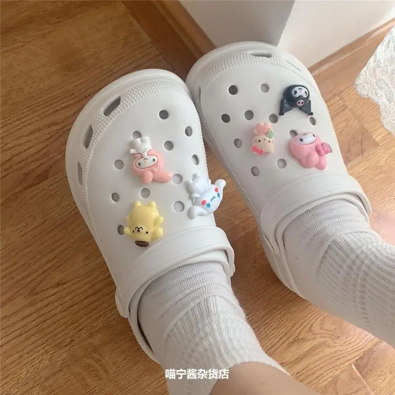 Симпатичные Сандалии Sanrios, милые шлепанцы с милыми шлепанцами, Kittys Kuromi, My Melody, Cinnamoroll, Мультяшные аниме, «сделай сам», легкие сандалии, плюшевы...
Симпатичные Сандалии Sanrios, милые шлепанцы с милыми шлепанцами, Kittys Kuromi, My Melody, Cinnamoroll, Мультяшные аниме, «сделай сам», легкие сандалии, плюшевы...
