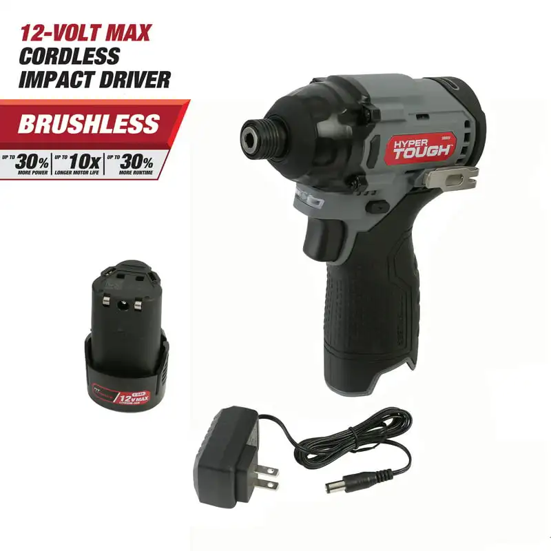 12V Max* Lithium-Ion Cordless Brushless Driver with 1.5Ah Battery and Charger, 98809
12V Max* Lithium-Ion Cordless Brushless Driver with 1.5Ah Battery and Charger, 98809