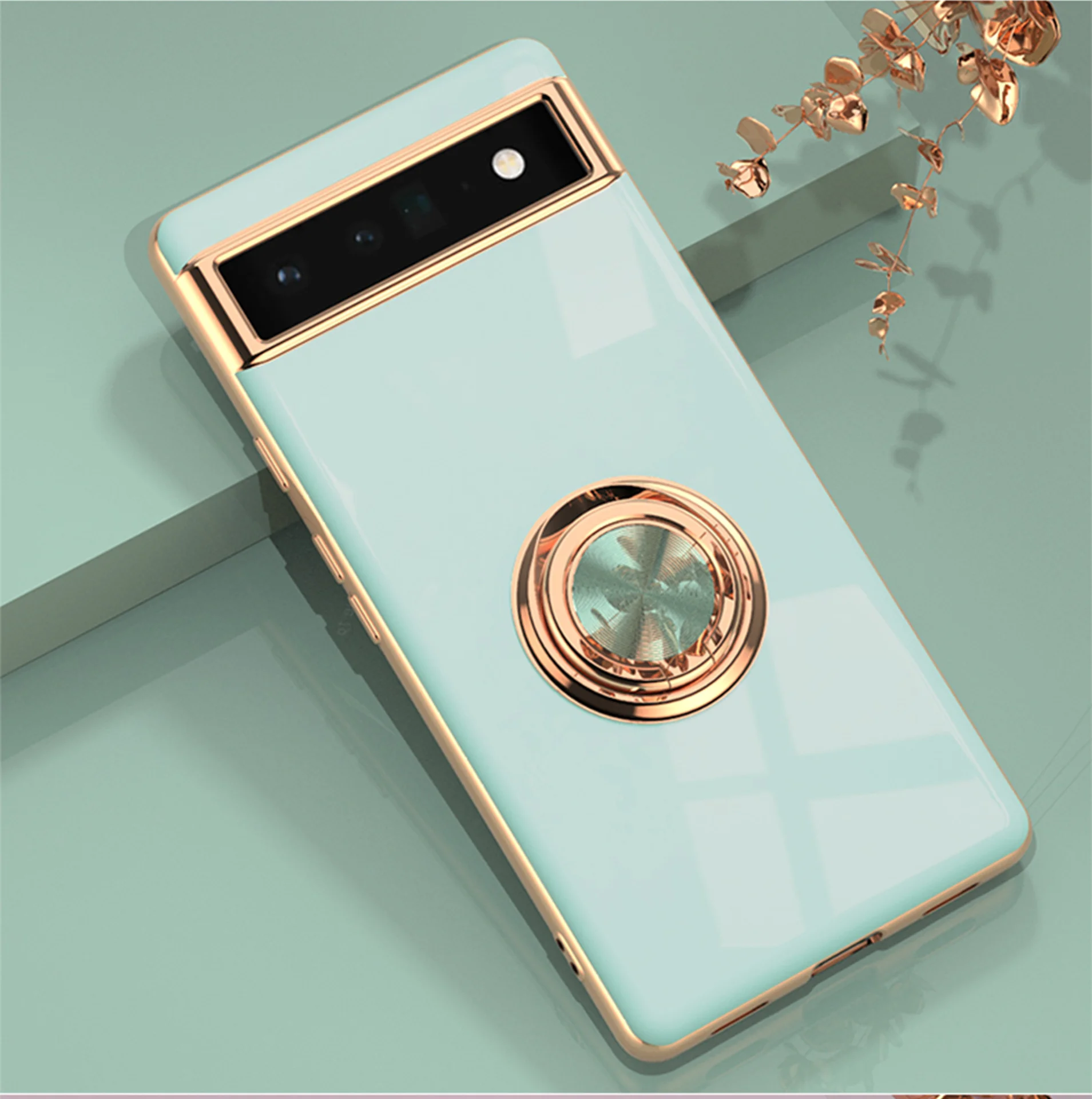 2023 For Google Pixel 7 Pro 6A 5A Case Magnetic Car Holder 6D Plating Frame Silicon Shell Ring Stand TPU Protective Phone Cover
2023 For Google Pixel 7 Pro 6A 5A Case Magnetic Car Holder 6D Plating Frame Silicon Shell Ring Stand TPU Protective Phone Cover