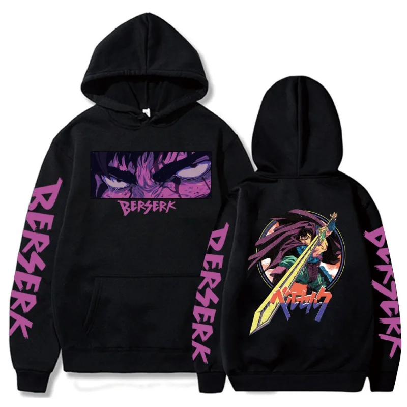 Hot Anime Hoodie Berserk Guts Eyes Print Graphic Sweatshirt Pullover Harajuku Hip Hop Loose Men/Women Streetwear Tops Oversized
Hot Anime Hoodie Berserk Guts Eyes Print Graphic Sweatshirt Pullover Harajuku Hip Hop Loose Men/Women Streetwear Tops Oversized