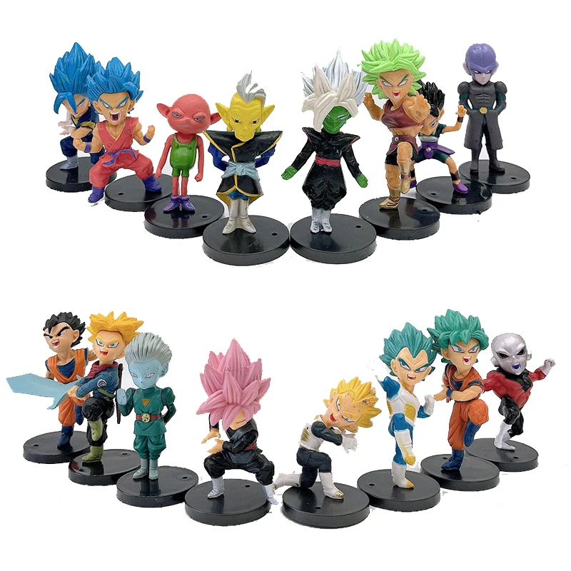 16pcs/set Dragon Ball Action Figure Super Grandista Son Goku Anime Figure Majin Buu Super Evolve Toy Ornament for Children Gifts
16pcs/set Dragon Ball Action Figure Super Grandista Son Goku Anime Figure Majin Buu Super Evolve Toy Ornament for Children Gifts