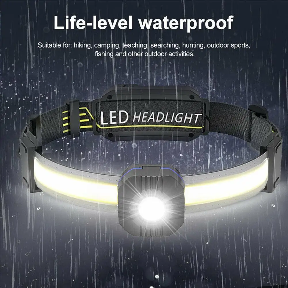 Black Led+cob Usb Rechargeable Fishing Headlight 1200 10 Ma Portable Torch Mini Light Headlamp Waterproof Flashlight Modes M6h6
Black Led+cob Usb Rechargeable Fishing Headlight 1200 10 Ma Portable Torch Mini Light Headlamp Waterproof Flashlight Modes M6h6