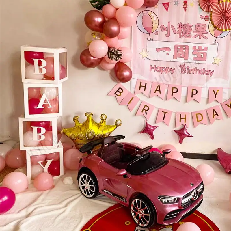 Transparent Letter A-Z Box Custom Baby Name Balloon Box Girl Boy Baby Shower Wedding Decoration Kids 1st Birthday Party Decor
Transparent Letter A-Z Box Custom Baby Name Balloon Box Girl Boy Baby Shower Wedding Decoration Kids 1st Birthday Party Decor