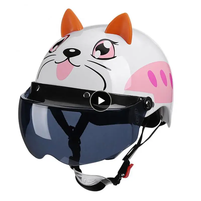 With Short Brown Goggles Safety Helmets Portable Cute Unisex Four Seasons Helmet Universal Car Accessories Motorcycle Helmet
With Short Brown Goggles Safety Helmets Portable Cute Unisex Four Seasons Helmet Universal Car Accessories Motorcycle Helmet