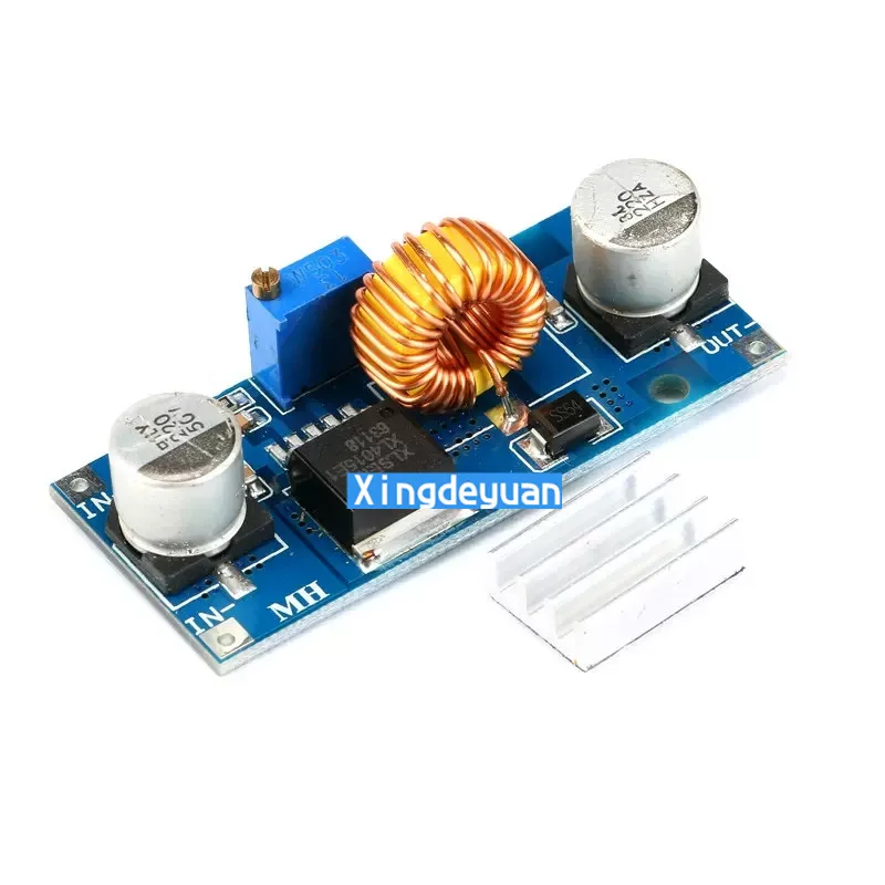 XL4015 DC-DC Step-Down Adjustable Power Module 5A High Power High Efficiency Regulator Board
XL4015 DC-DC Step-Down Adjustable Power Module 5A High Power High Efficiency Regulator Board
