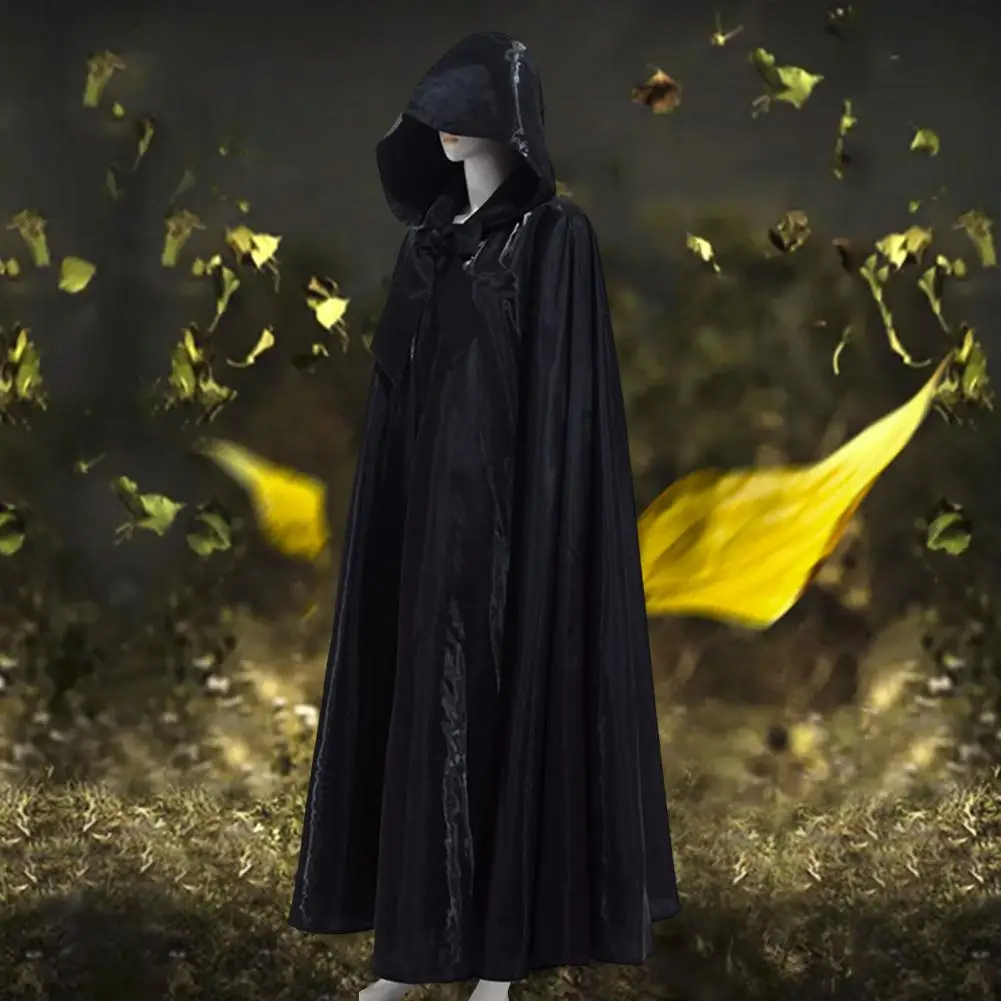 Halloween Cape with Hat Super Soft Solid Color Fine Texture Hooded Cosplay Cloak Halloween Witch Outfit Photography Prop
Halloween Cape with Hat Super Soft Solid Color Fine Texture Hooded Cosplay Cloak Halloween Witch Outfit Photography Prop