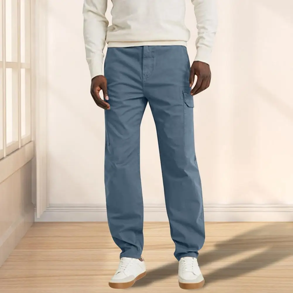 Soft Male Cargo Pants Side Pockets Breathable Casual Pants Loose Cargo Pants Men Commuter Wear
Soft Male Cargo Pants Side Pockets Breathable Casual Pants Loose Cargo Pants Men Commuter Wear