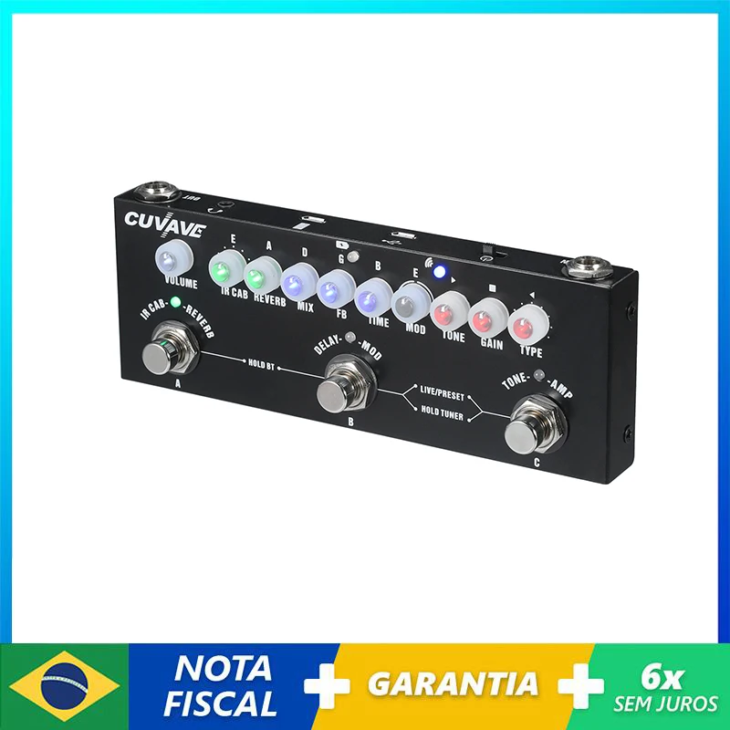 Cuvave Cube BABY Portable Multi Effects Pedal For Electric Acoustic Guitar Recording Audio Interface Function Cuvave Pedal 
Cuvave Cube BABY Portable Multi Effects Pedal For Electric Acoustic Guitar Recording Audio Interface Function Cuvave Pedal