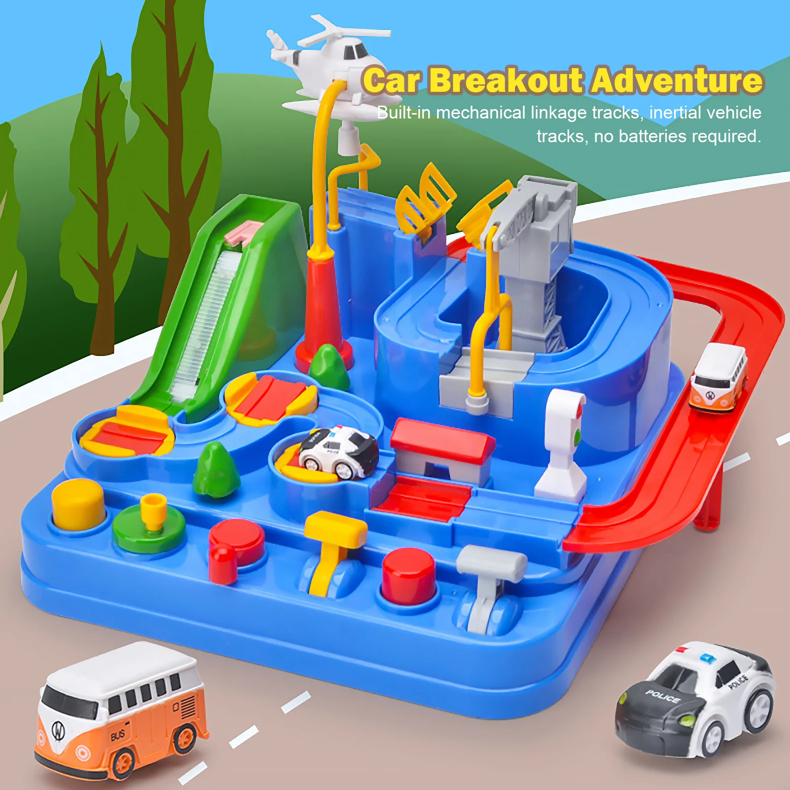 Kids Manual Car Adventure Track Toys For Children Educational Rescue Vehicles Adventure Toys Parking Lot simulation Gift For Boy
Kids Manual Car Adventure Track Toys For Children Educational Rescue Vehicles Adventure Toys Parking Lot simulation Gift For Boy