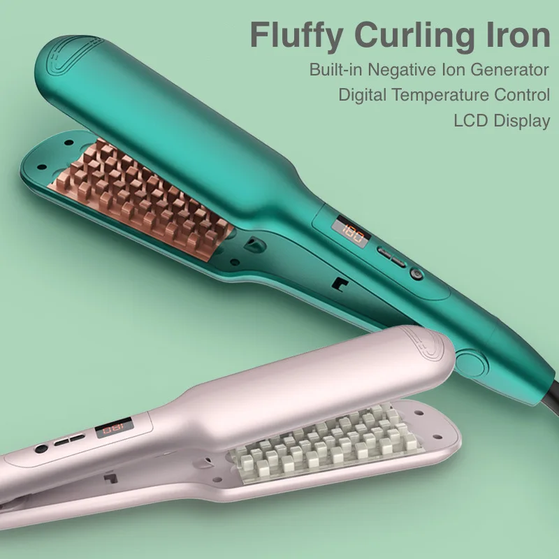 Fluffy Curling Irons Hair Curler With Negative Ion LCD Display Wave Curling Iron Hair Iron Electric Hair Care & Styling
Fluffy Curling Irons Hair Curler With Negative Ion LCD Display Wave Curling Iron Hair Iron Electric Hair Care & Styling