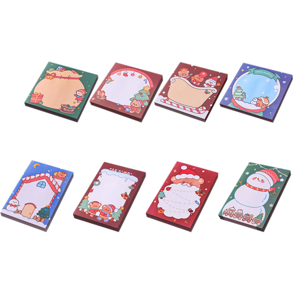 8 Pcs Pocket Christmas Sticky Notes Travel Notebook Notepads Paper Compact Sticker
8 Pcs Pocket Christmas Sticky Notes Travel Notebook Notepads Paper Compact Sticker