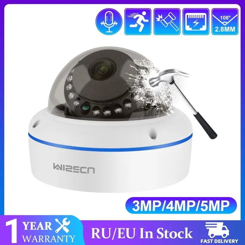 Super HD 5MP 3MP H.265 Surveillance IP POE Camera Audio Microphone Dome Indoor Security Home Camera Metal Email Push P2P
Super HD 5MP 3MP H.265 Surveillance IP POE Camera Audio Microphone Dome Indoor Security Home Camera Metal Email Push P2P