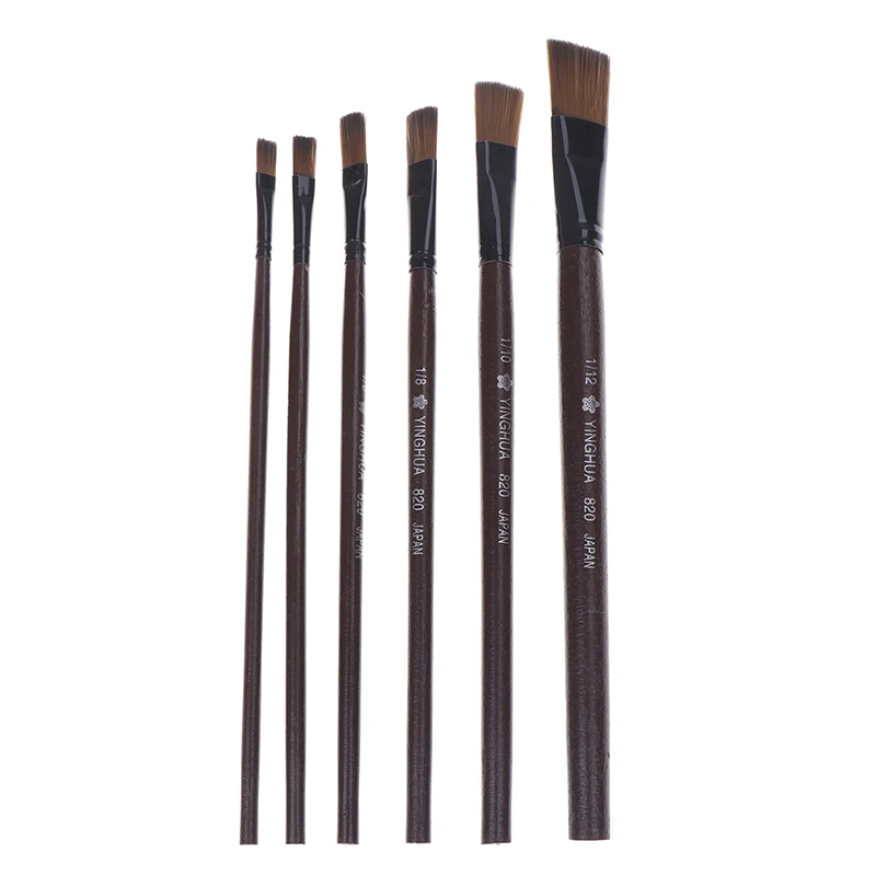6pcs/set Flexible Nylon Oil Paint Brush Artist Paint Brush Round Painting Brush For Watercolor,Oil,Acrylic Brush Pen Art Supplie
6pcs/set Flexible Nylon Oil Paint Brush Artist Paint Brush Round Painting Brush For Watercolor,Oil,Acrylic Brush Pen Art Supplie