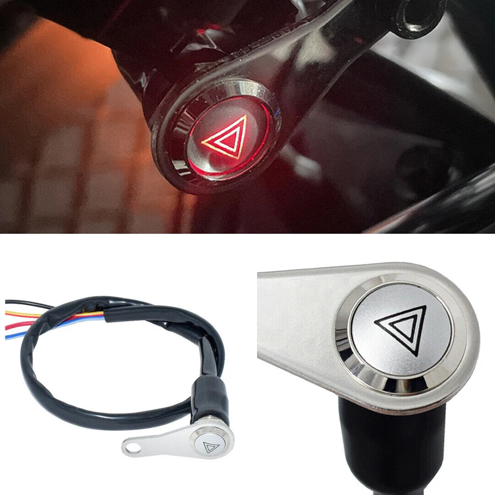 

Motorcycle Switch ON-Off Handlebar With LED Indicator Light Waterproof Button Headlight Warning Switches Dropship