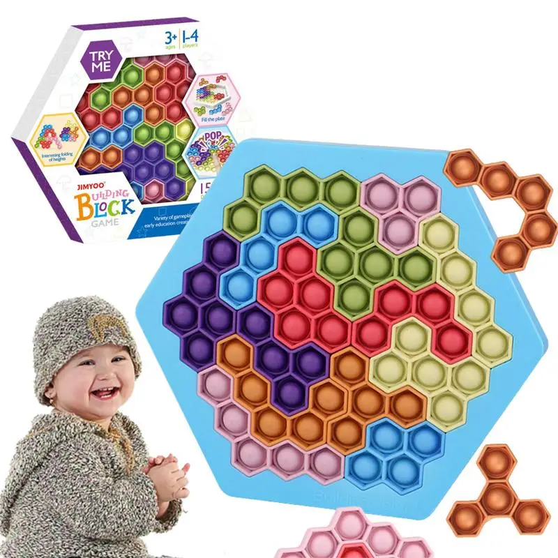 Push Bubble Building Block Game Toddler Educational Building Block Toys Fun Stress Relief Silicone Toy For Education And
Push Bubble Building Block Game Toddler Educational Building Block Toys Fun Stress Relief Silicone Toy For Education And