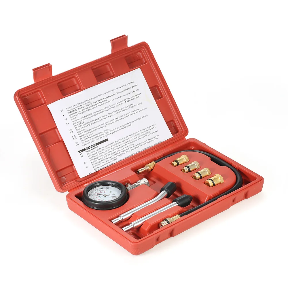 Cylinder pressure gauge multi-function pressure gauge Tester Meter Auto Petrol Gas Engine Cylinder with M10 M12 M14 M18 Adapter
Cylinder pressure gauge multi-function pressure gauge Tester Meter Auto Petrol Gas Engine Cylinder with M10 M12 M14 M18 Adapter