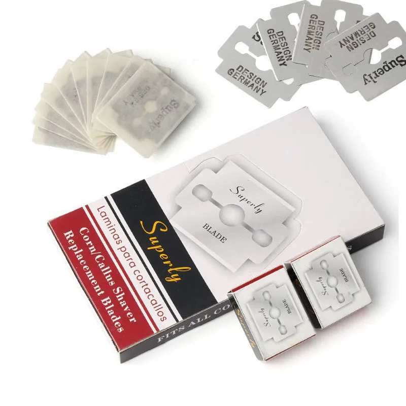 100 Double Edge Corn Cutter Replacement Blades Hard Skin Razor Foot Callus Pedicure Tool
100 Double Edge Corn Cutter Replacement Blades Hard Skin Razor Foot Callus Pedicure Tool