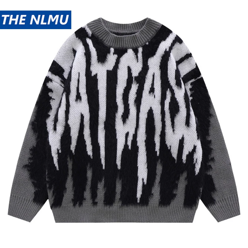 2022 Men Sweater Streetwear Letter Knitted Sweater Women Harajuku Pullover Casual Cotton Knitwear Hip Hop Hipster Clothing
2022 Men Sweater Streetwear Letter Knitted Sweater Women Harajuku Pullover Casual Cotton Knitwear Hip Hop Hipster Clothing