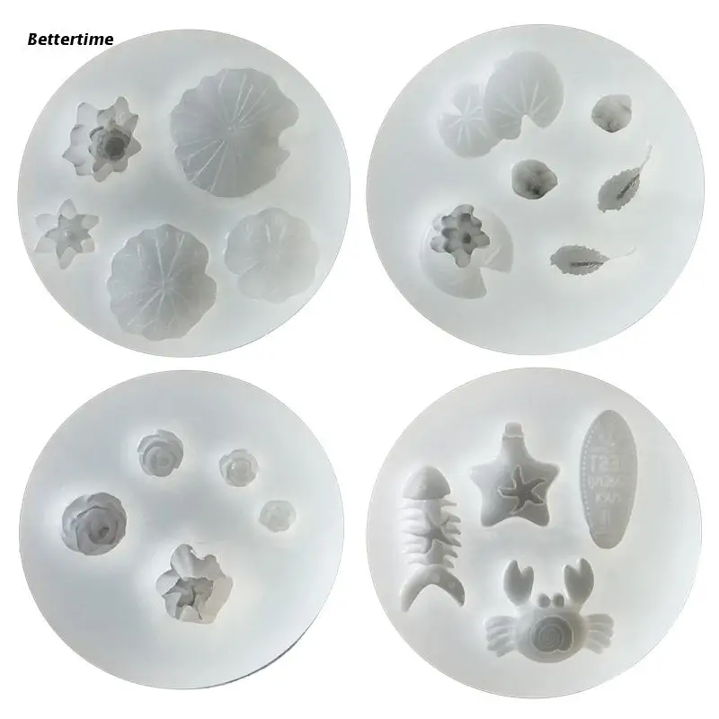 B36D Lotus Flower Lotus Leaf Silicone Resin Moulds Mini Fish Drifting Bottle Epoxy Casting Mold for Jewelry Pendant DIY Craft
B36D Lotus Flower Lotus Leaf Silicone Resin Moulds Mini Fish Drifting Bottle Epoxy Casting Mold for Jewelry Pendant DIY Craft