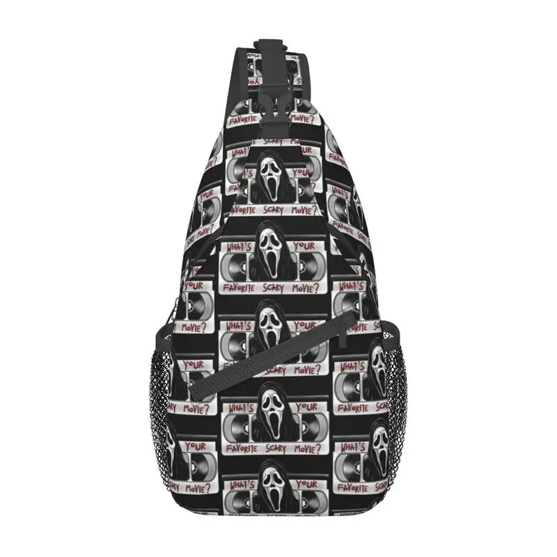 What's Your Favorite Scary Movie Sling Chest Crossbody Bag Men Casual Ghost Scream Shoulder Backpack for Travel Cycling
What's Your Favorite Scary Movie Sling Chest Crossbody Bag Men Casual Ghost Scream Shoulder Backpack for Travel Cycling