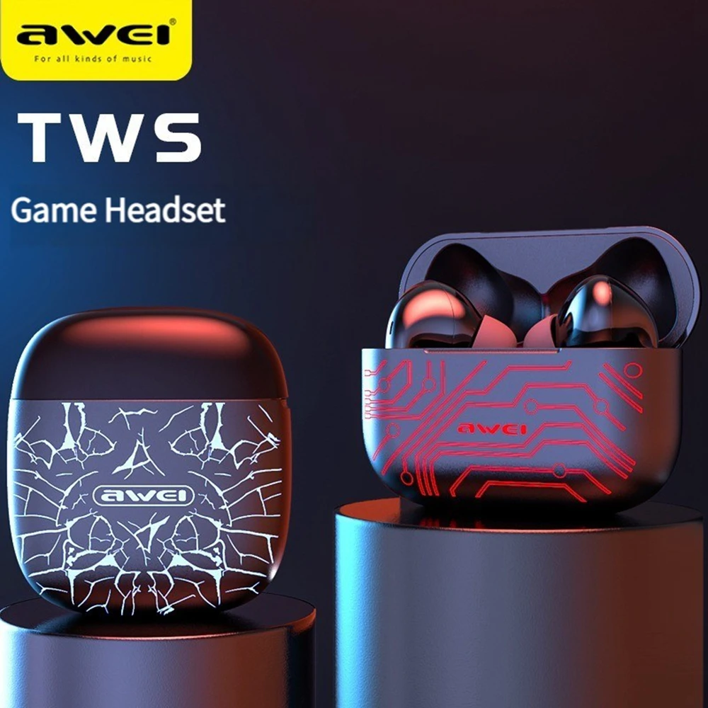 NEW Awei T29 TWS Wireless Earphone Bluetooth Stereo Noise Cancelation E-sports Gaming Headset For Xiaomi Iphone Android With Mic
NEW Awei T29 TWS Wireless Earphone Bluetooth Stereo Noise Cancelation E-sports Gaming Headset For Xiaomi Iphone Android With Mic