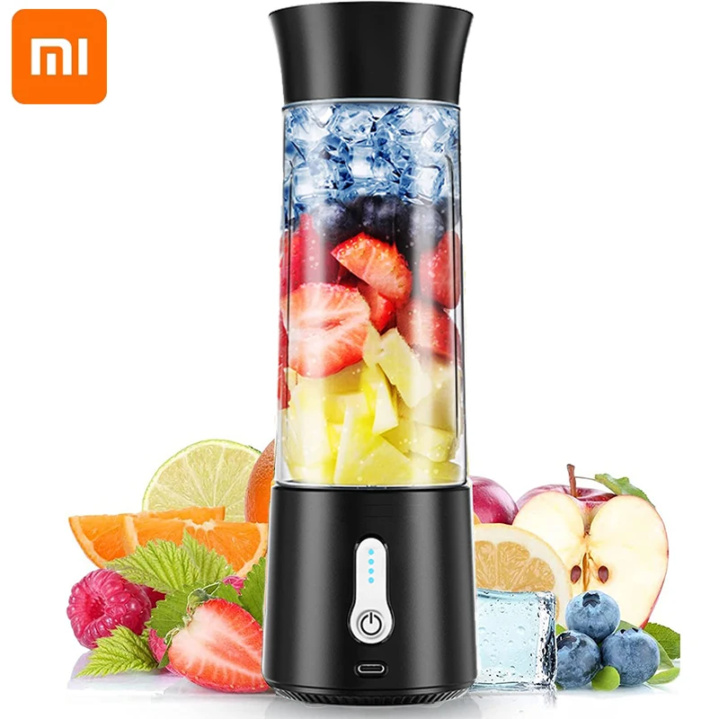 Xiaomi 17oz Portable Blender Mini Handheld Fruit Mixer with 6 Blades Personal USB Rechargeable Juice Cup for Sports Travel
Xiaomi 17oz Portable Blender Mini Handheld Fruit Mixer with 6 Blades Personal USB Rechargeable Juice Cup for Sports Travel