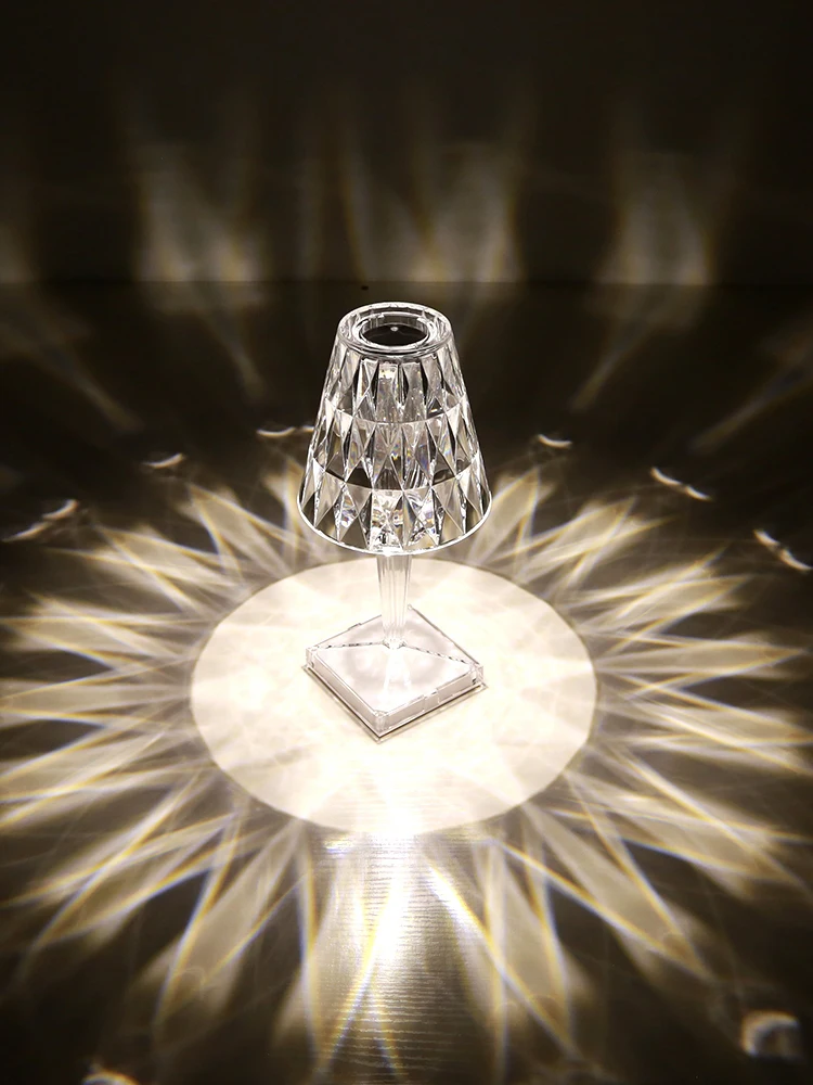 Desk Crystal Table Lamps for Bedroom Diamond Effect Bedside Projection Night Light Home Decor Lamparas Cristales Indoor Lighting
Desk Crystal Table Lamps for Bedroom Diamond Effect Bedside Projection Night Light Home Decor Lamparas Cristales Indoor Lighting