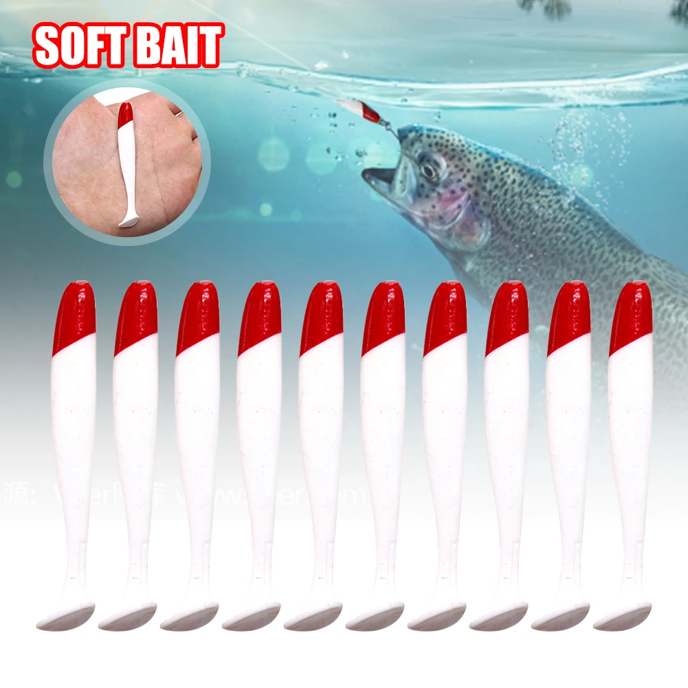 10pcs Soft Lure 5.5/7/9/6.3cm Silicon Swimbaits Artificial Worm Soft Bait Fish Wobblers Bass Carp Flying Fishing Lure T Tail
10pcs Soft Lure 5.5/7/9/6.3cm Silicon Swimbaits Artificial Worm Soft Bait Fish Wobblers Bass Carp Flying Fishing Lure T Tail