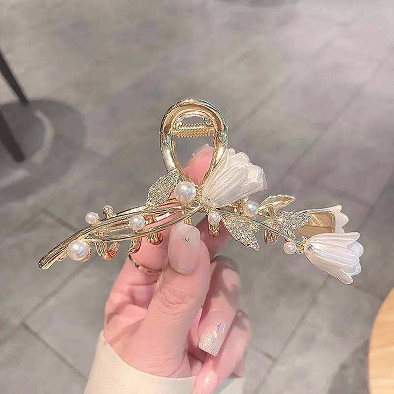 Korea's New Tulip Flower Catch Clip Hair Claw Female Ponytail Shark Clip Girl Retro Hair Accessories Hair Accessories 2023 New
Korea's New Tulip Flower Catch Clip Hair Claw Female Ponytail Shark Clip Girl Retro Hair Accessories Hair Accessories 2023 New