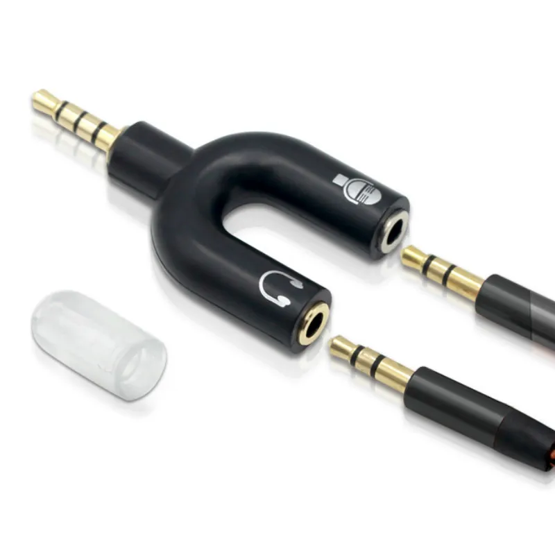 3.5mm Audio Converter Adapter One Divides Into Two Microphone Couple Headphones Mobile Computer Splitter Earphone Accessories
3.5mm Audio Converter Adapter One Divides Into Two Microphone Couple Headphones Mobile Computer Splitter Earphone Accessories