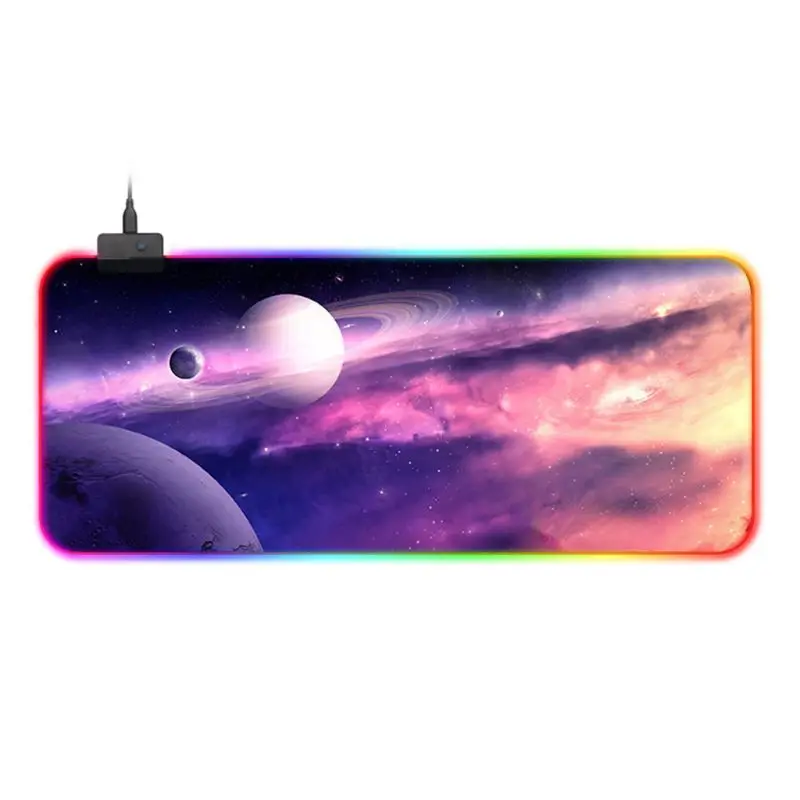 RGB Gaming Mouse Pad Large Cool Gaming Mouse Mat with 14 Types Light and Non-Slip Rubber Base
RGB Gaming Mouse Pad Large Cool Gaming Mouse Mat with 14 Types Light and Non-Slip Rubber Base