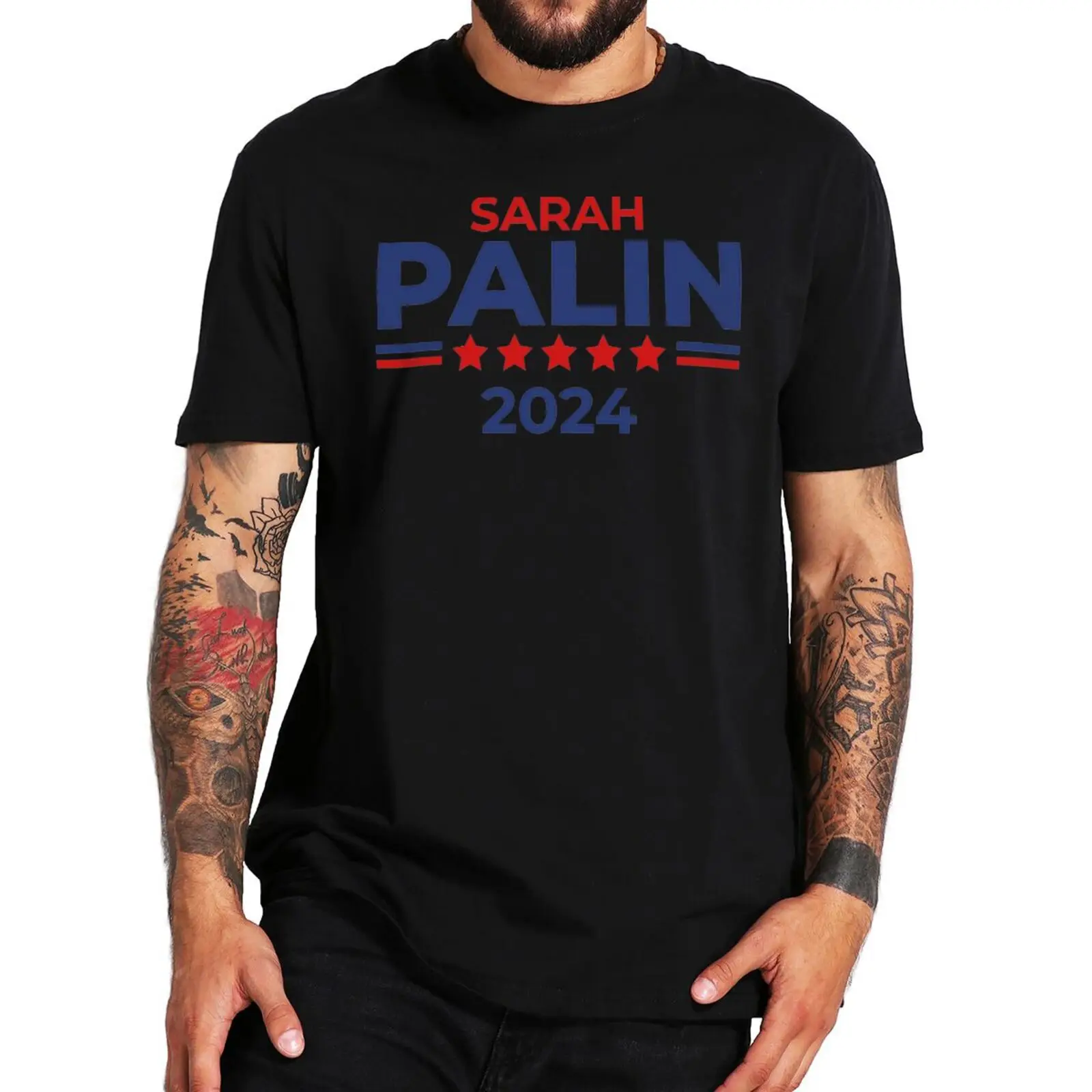 Sarah Palin 2024 T Shirt Presidential Election Essential Casual Tshirt 100% Cotton Women Men Camiseta Classic Oversize T-Shirt
Sarah Palin 2024 T Shirt Presidential Election Essential Casual Tshirt 100% Cotton Women Men Camiseta Classic Oversize T-Shirt