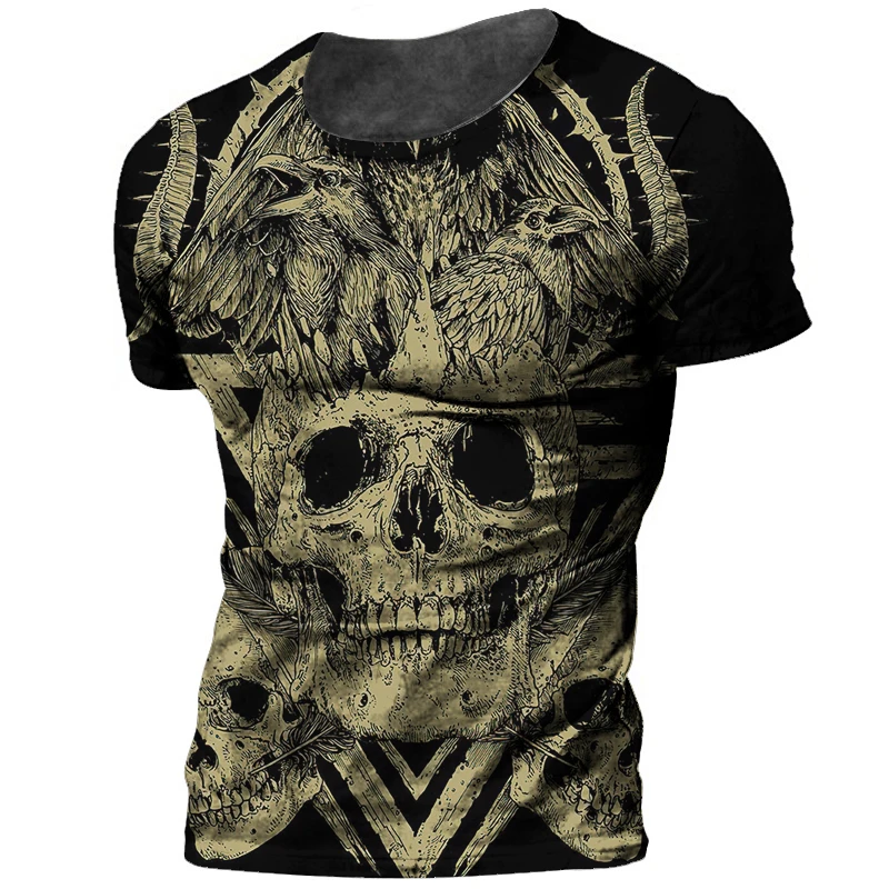 Human skeleton Human skull Dead's head New Pattern Polyester Men's Wear Short Sleeve T-Shirt Printed Clothes Round Neck Summer L
Human skeleton Human skull Dead's head New Pattern Polyester Men's Wear Short Sleeve T-Shirt Printed Clothes Round Neck Summer L