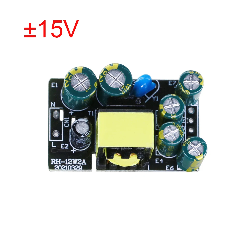 Импульсный источник питания с двумя выходами, голая плата, модуль понижающего питания 85-265 В до ± 5 В/± 12 В/± 15 В/± 24 В, понижающий изолирующий модуль питания
Импульсный источник питания с двумя выходами, голая плата, модуль понижающего питания 85-265 В до ± 5 В/± 12 В/± 15 В/± 24 В, понижающий изолирующий модуль питания