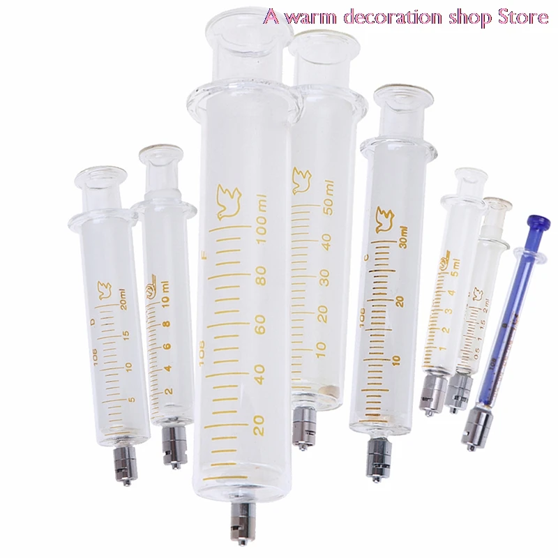 1ml 2ml 5ml 10ml 20ml 30ml 50ml 100ml Glass Syringe Luer Lock Head Reusable Glass Injector Syringe
1ml 2ml 5ml 10ml 20ml 30ml 50ml 100ml Glass Syringe Luer Lock Head Reusable Glass Injector Syringe