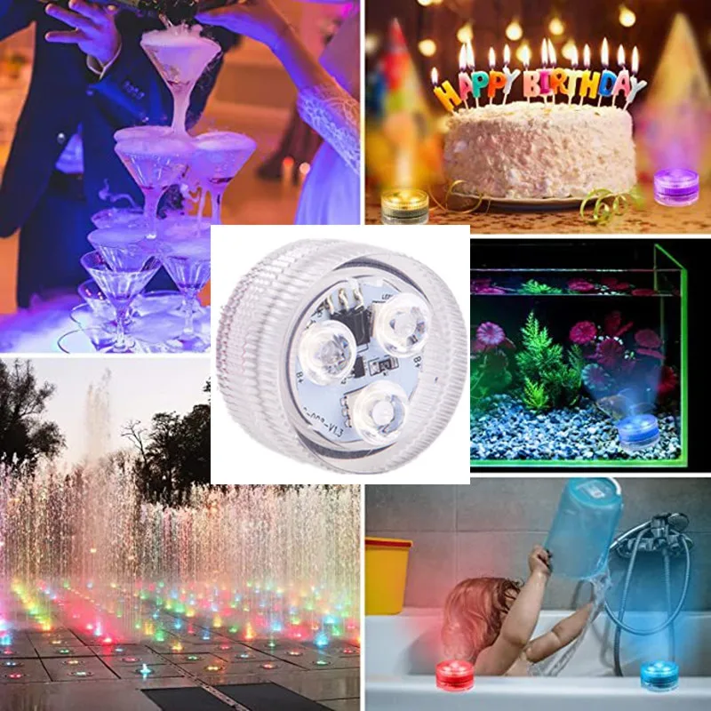 10-1pcs IP65 Waterproof Submersible LED Lights LED Tea Mini Lights Underwater Lamp Remote Control for Wedding Party Vase Decor
10-1pcs IP65 Waterproof Submersible LED Lights LED Tea Mini Lights Underwater Lamp Remote Control for Wedding Party Vase Decor